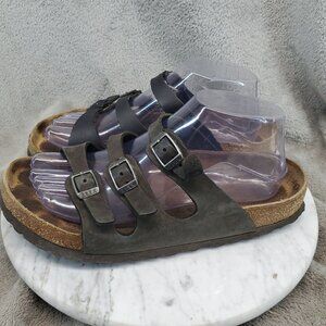 Birkenstock Shoes Womens EU 39 US 8-8.5 Brown Birko Flor Florida Sandals